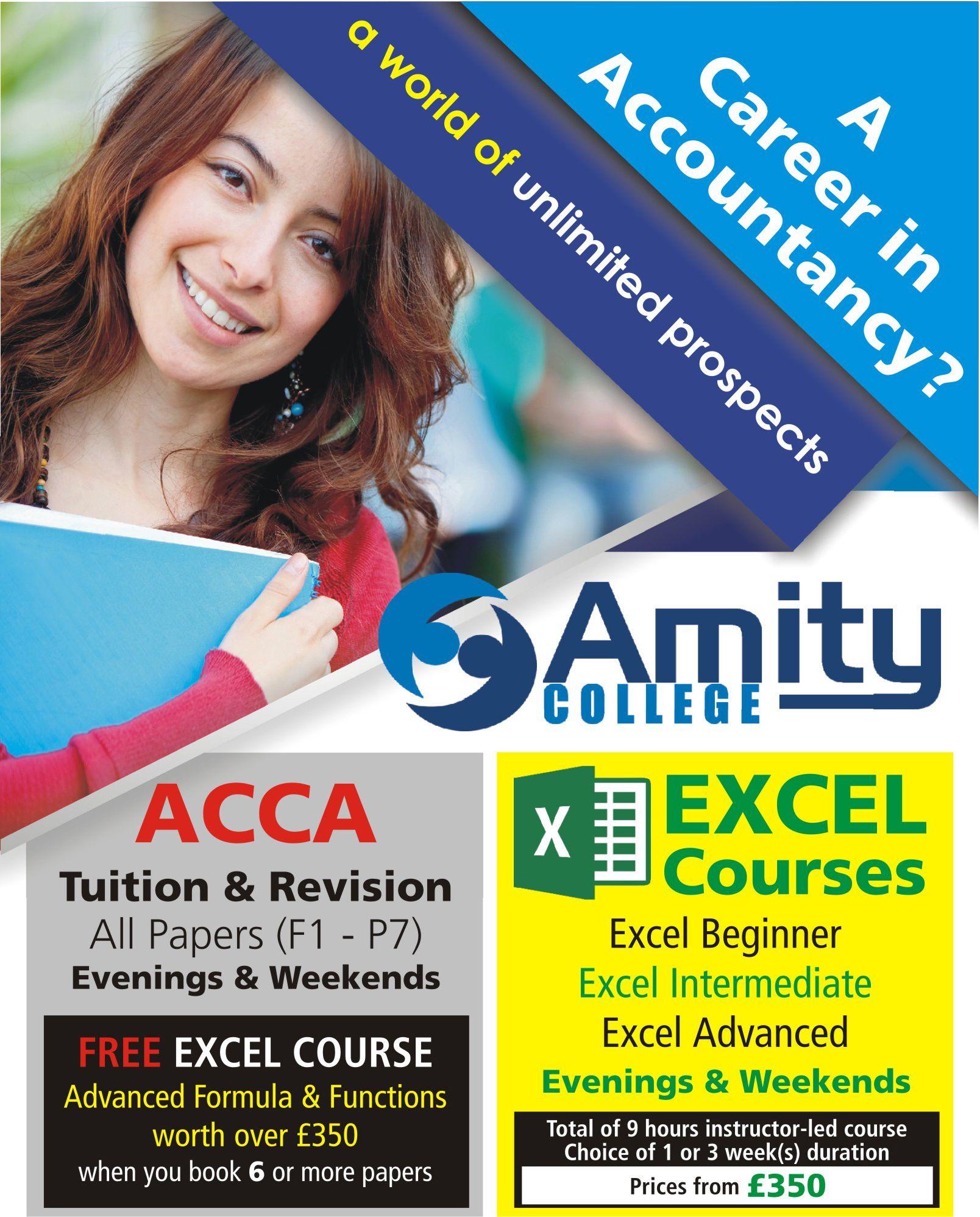 Free Excel Training Course For ACCA Students in Wimbledon