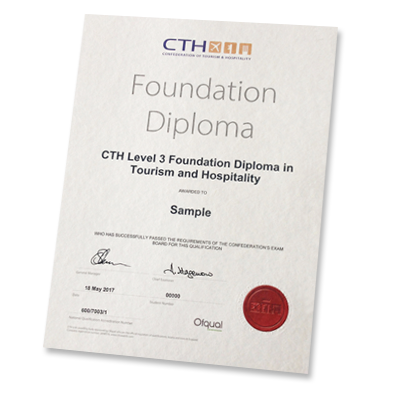 Cth Level 3 Foundation Diploma Certificate